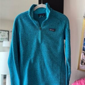 Patagonia Teal Fleece Pullover